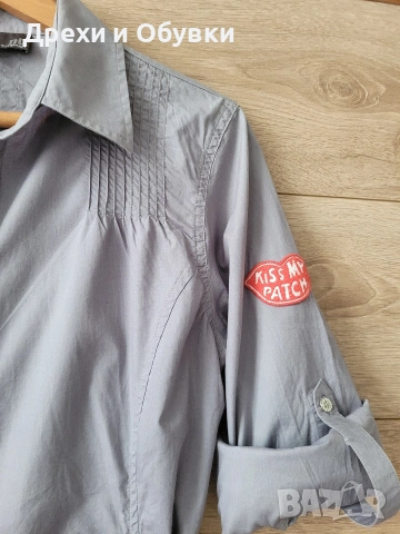 Рокля тип риза памучна материя , снимка 8 - Рокли - 54211776