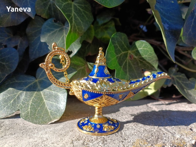 "Лампата на Аладин" , метални , може да се използват за ароматни масла. , снимка 5 - Статуетки - 53073620