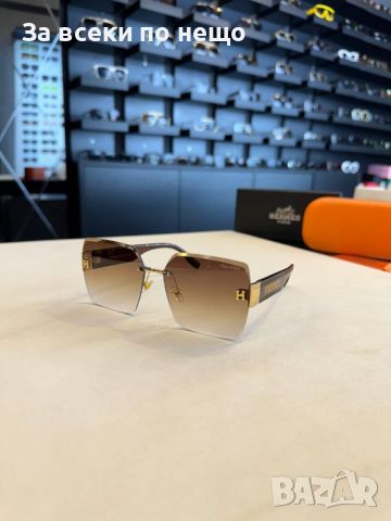 Слънчеви очила с UV400 защита с черен обикновен калъф Hermes Код D86 - Различни цветове, снимка 10 - Слънчеви и диоптрични очила - 46404705