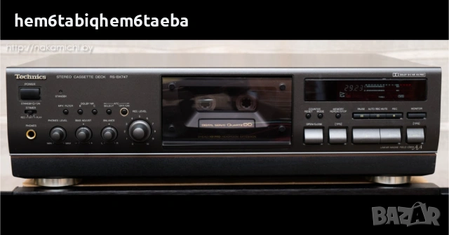 Technics RS-BX 747 3-Head, Direct Drive, ATC+Bias Adjust, Jet Rewind, Remote Control