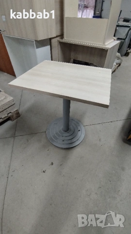 Маса правоъгълна 70см/59см с метален крак, снимка 7 - Маси - 53114565