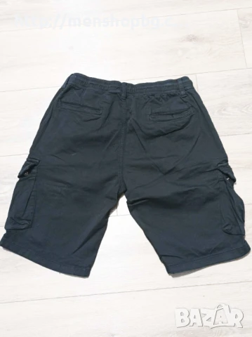 Карго бермуди на ластик - черни, снимка 3 - Къси панталони - 50567252