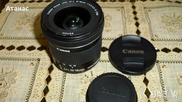 Обектив CANON EF-S 10-18mm f/4.5-5.6 IS STM, снимка 5 - Обективи и филтри - 45253934