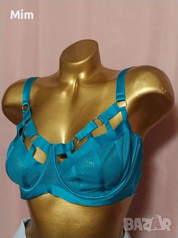 Hunkemoller 80 F Син сутиен , снимка 7 - Бельо - 52685049