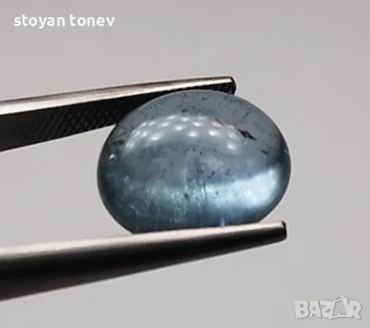 Син турмалин кабошон - 4.28кт.! Нов!, снимка 4 - Други - 49667193