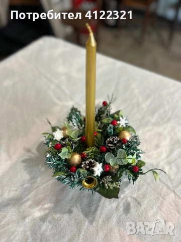 Коледни свещници ботушчета, снимка 5 - Коледни подаръци - 52255020