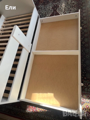 Детско дървено легло 70/140 с чекмедже, снимка 6 - Други - 53522124