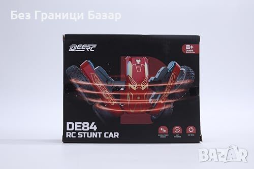 Нова RC каскадьорска кола за деца - двустранно въртене и LED светлини, снимка 9 - Коли, камиони, мотори, писти - 46606089