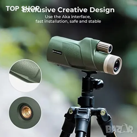 Нов 12X50 IP68 Водоустойчив HD монокъл телескоп/Туризъм Лов Къмпинг, снимка 2 - Друга електроника - 49622099