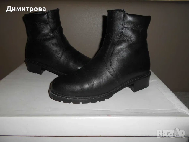 Боти естествена кожа 