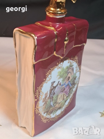 порцеланова бутилка Limoges , снимка 3 - Колекции - 52437557