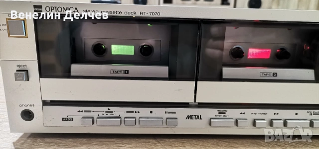 Касетен дек Optonica Sharp RT-7070, снимка 2 - Декове - 53470277