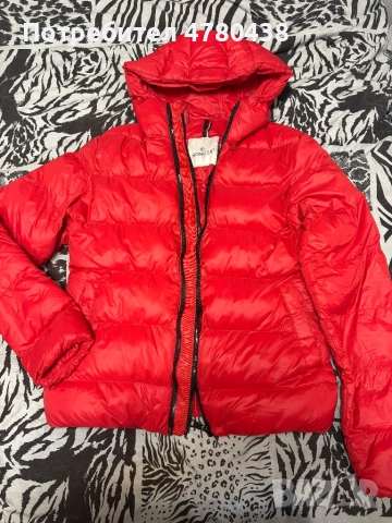 Червено дамско яке, снимка 2 - Якета - 54008077