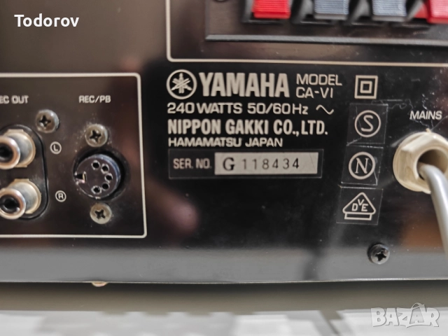 Усилвател Yamaha CA-V1, снимка 9 - Ресийвъри, усилватели, смесителни пултове - 51499659