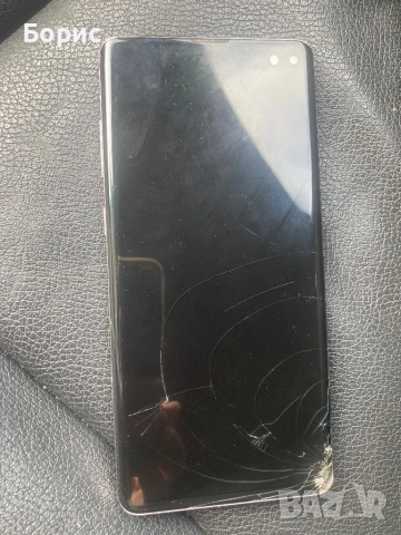 Samsung S10+,128GB/8RAM, пукнато стъкло, снимка 3 - Samsung - 53400365