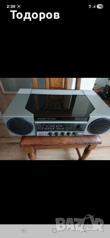 Ретро музкална уредба тунер усилвател и грамофон Вега РЕ301 С, снимка 2 - Грамофони - 53293679