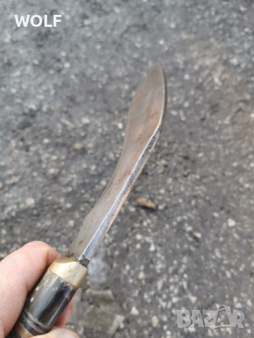 Кукри оригинал рог, месинг седеф, снимка 7 - Антикварни и старинни предмети - 52930743