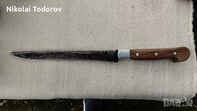 Оригиналан масат Дик.Стар овчарски нож. Реставриран.Цена 220 лв., снимка 6 - Други ценни предмети - 52468822