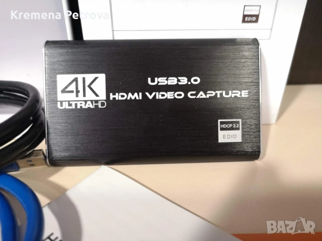 Доставка до СПИДИ АВТОМАТ 2,14€ - 4K Ultra HD HDMI видео карта за заснемане V316B-US-S, NIB, снимка 4 - Друга електроника - 53969199