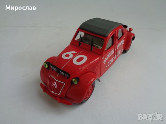 1:43 NOREV CITROEN 2 CV COGOLIN ПОЖАРНА КОЛИЧКА МОДЕЛ, снимка 4 - Колекции - 46007634