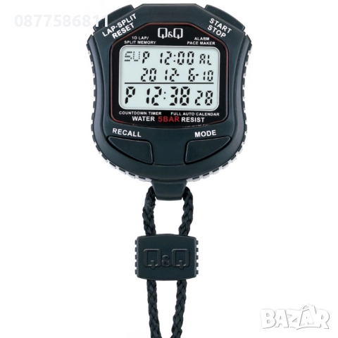ПРОФЕСИОНАЛЕН ХРОНОМЕТЪР CASIO HS-80TW-1EF Q&Q HS45J ХРОНОМЕТРИ КАСИО HS-80 ЗАСИЧАНЕ НА ВРЕМЕ QQ +, снимка 6 - Други спортове - 51075312