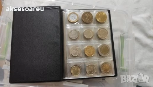 Нов Кожен албум Класьор руски за монети книга 120 джобчета за колекции съхранение Калъф монетник, снимка 15 - Нумизматика и бонистика - 50480324