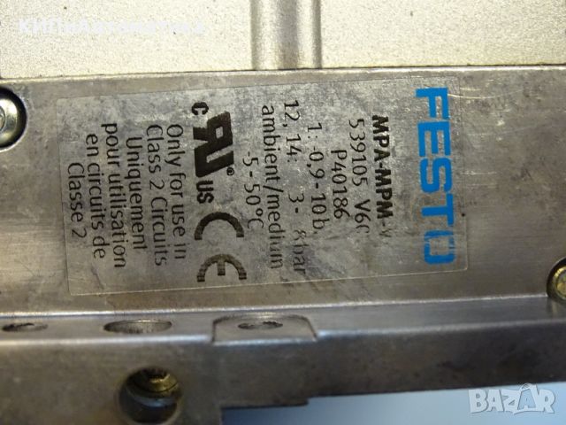 пневматичен модул Festo VMPA-KMS1-24-5 pneumatic valve block, снимка 6 - Резервни части за машини - 46582518