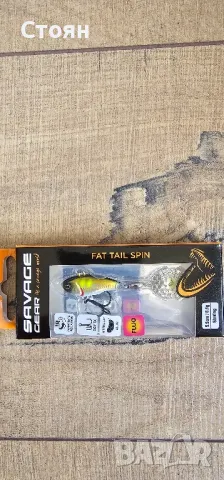 воблер savage gear fat tail spin