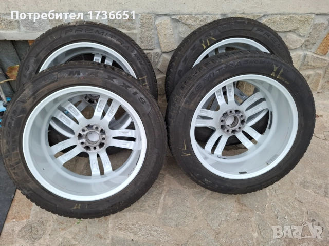 Джанти с зимни гуми 19 цола 5х112, снимка 13 - Гуми и джанти - 52633163