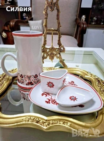 Ретро комплект от Унгария , снимка 5 - Антикварни и старинни предмети - 53845416