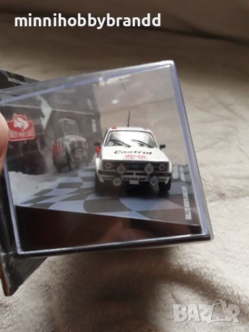 Citroen Saxo 1600 Ford Escort RS1800 Mitsubishi Lancer Evolution 1.43 Eaglemoss Rally Monte-Carlo. , снимка 11 - Колекции - 46523205