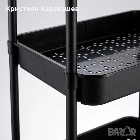 Мултифункционална количка етажерка с 3 рафта за кухня, снимка 6 - Аксесоари за кухня - 54266532