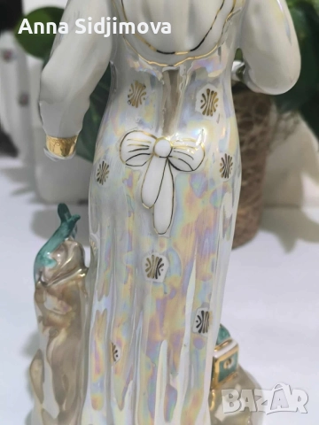 Руски порцелан статуетка Дулево , снимка 4 - Статуетки - 52296780