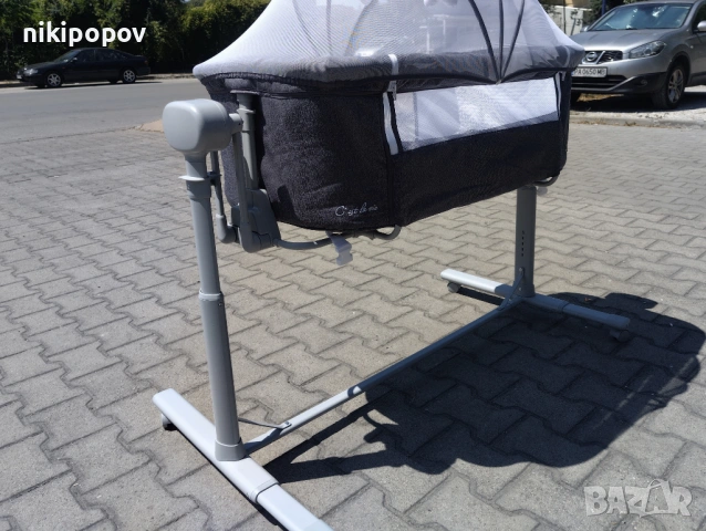 CANGAROO Легло люлка C`est la vie тъмен сив, снимка 10 - Детски люлки - 53569037