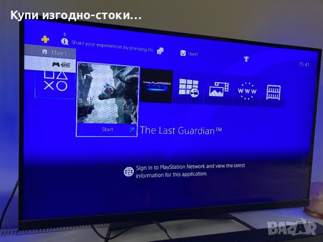 PS4 500gb с два джойстика и игра, снимка 4 - PlayStation конзоли - 46366599