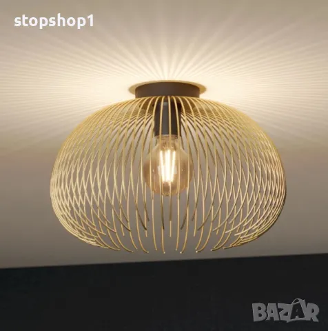 Eglo Таванна лампа Venezuela, абажур от златни пръчки