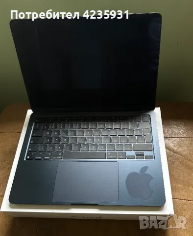 MacBook Air 2022 13, M2, 256 GB SSD, 8 GB RAM, снимка 3 - Лаптопи за дома - 47246196