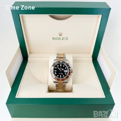 Rolex GMT-Master II 40mm Two-Tone Rose Gold 'Root Beer' Automatic Различни Варианти, снимка 2 - Мъжки - 54048990