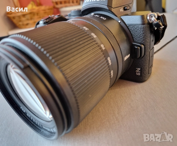 фотоапарат Nikon Z50 с обектив Nikkor Z DX 18-140 mm f/3.5-6.3 VR, снимка 3 - Фотоапарати - 52099808