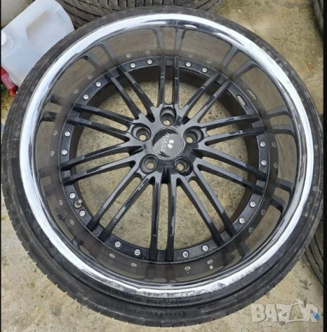 20" джанти AVERSUS 5х112мм мерцедес mercedes ауди audi skoda seat+ гуми 2x225/35/20" 2x265/30/20", снимка 4 - Гуми и джанти - 53775660