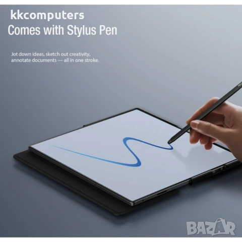 NILLKIN Qin Pro Series кожен калъф с отделения за карти и стилус за Samsung Galaxy Z Fold7 5G и прот, снимка 5 - Калъфи, кейсове - 53417018