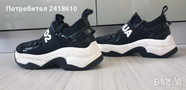 DSQUARED2 Leather Made in Italy Womens Size 37/24см ОРИГИНАЛ! Дамски Кецове, снимка 7 - Кецове - 50146125