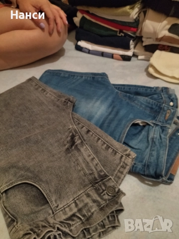 Детски дънки за момиче , снимка 12 - Детски панталони и дънки - 42093476
