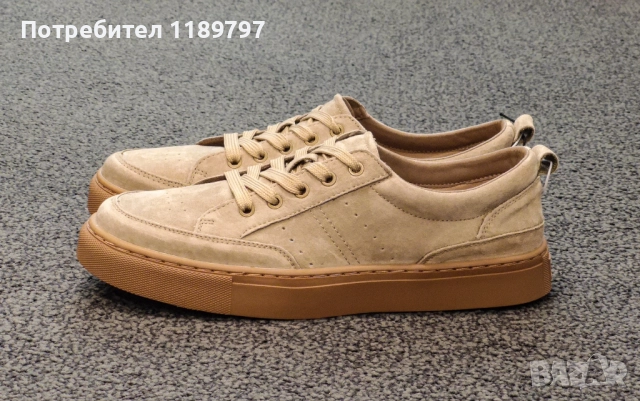 Мъжки обувки House - естествен велур, 42, нови, снимка 2 - Кецове - 51855317