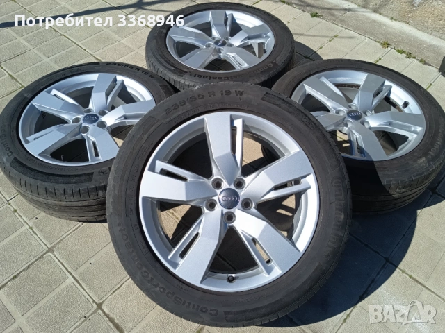Джанти Audi Q5 19" 5x112 с гуми 235/55/19 CONTINENTAL Ауди 5х112 Q5 Q7 Q8 A8