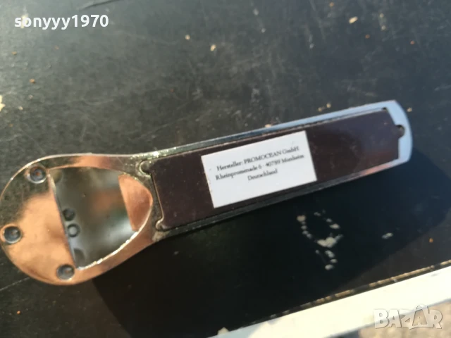 МИКРОФОН-12СМ-МЕТАЛНА ОТВАРАЧКА С МАГНИТ ОТ ГЕРМАНИЯ 0706251836, снимка 7 - Колекции - 50585542