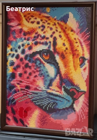 Диамантени гоблени с кръгли мъниста-животни, снимка 3 - Гоблени - 52566011