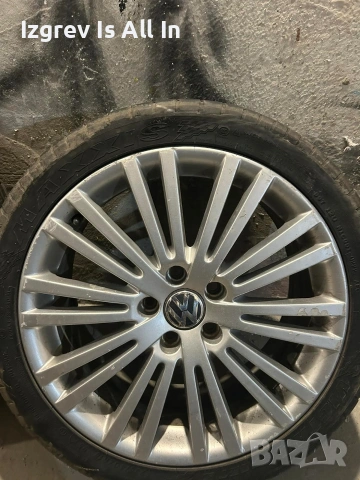 Джанти с летни гуми на VW 235/40/18, снимка 2 - Гуми и джанти - 53079046