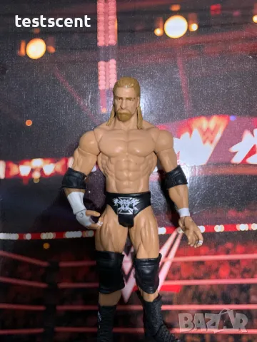 Екшън фигура WWE Triple H Трите Хикса Mattel basic Series играчка figure HHH, снимка 12 - Колекции - 49552970