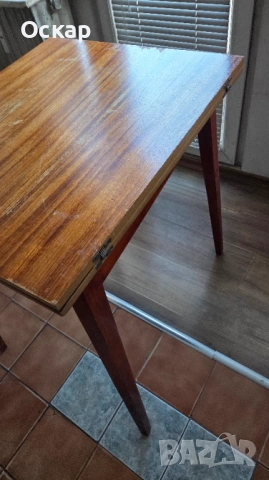 Трапезна дървена маса, разтегателна, снимка 2 - Маси - 53803091